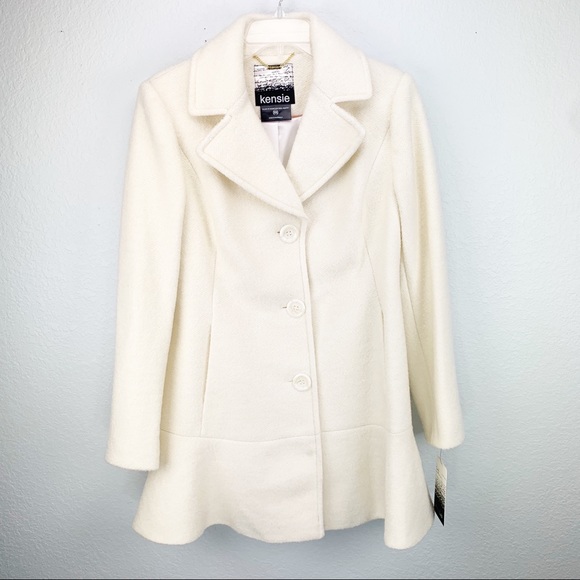 Kensie Jackets & Blazers - NWT Kensie Medium Wool/Polyester Blend Coat